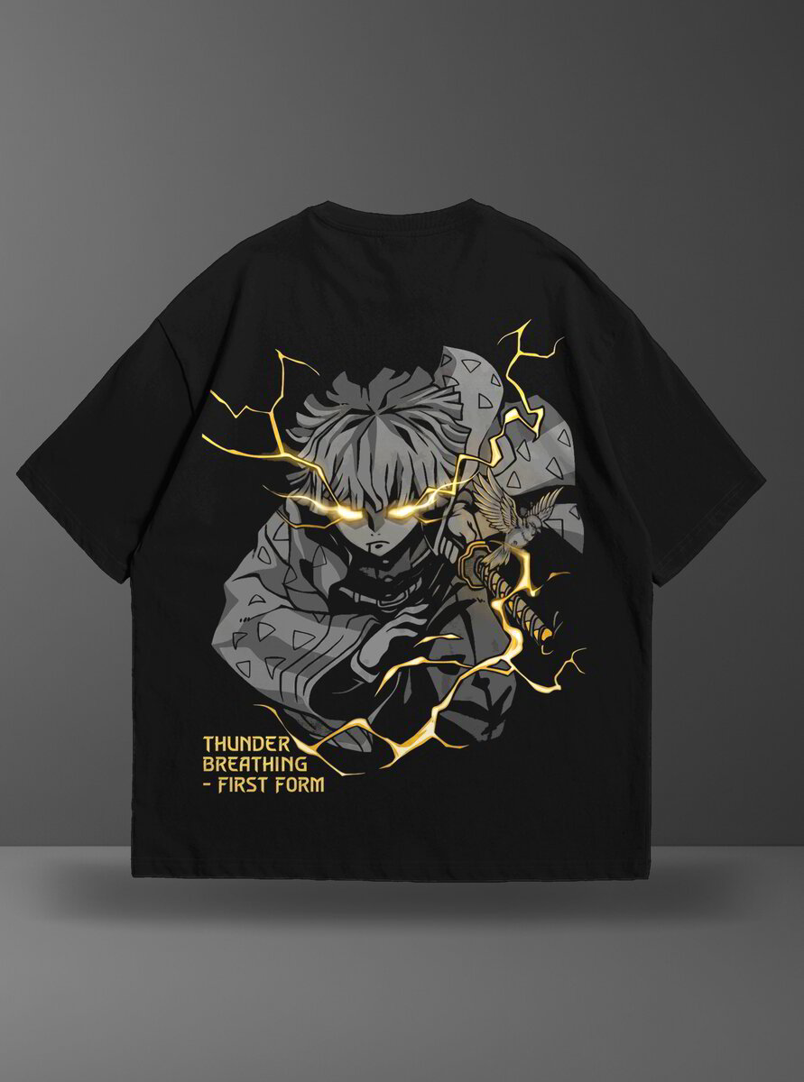 Oversize тениска Zenitsu Agatsuma – First Form