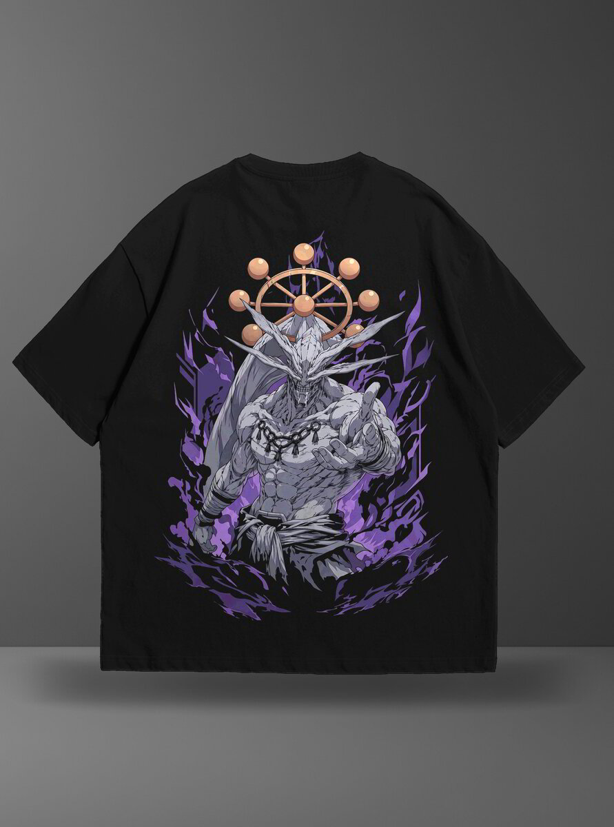 Oversize тениска Mahoraga – Purple