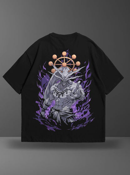 Oversize тениска Mahoraga – Purple