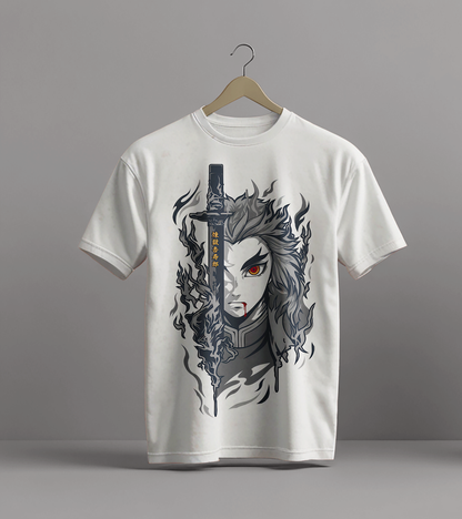 Тениска Rengoku – White