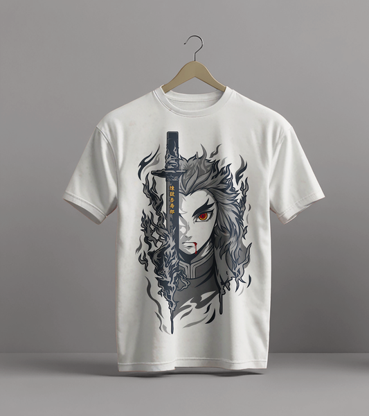 Тениска Rengoku – White