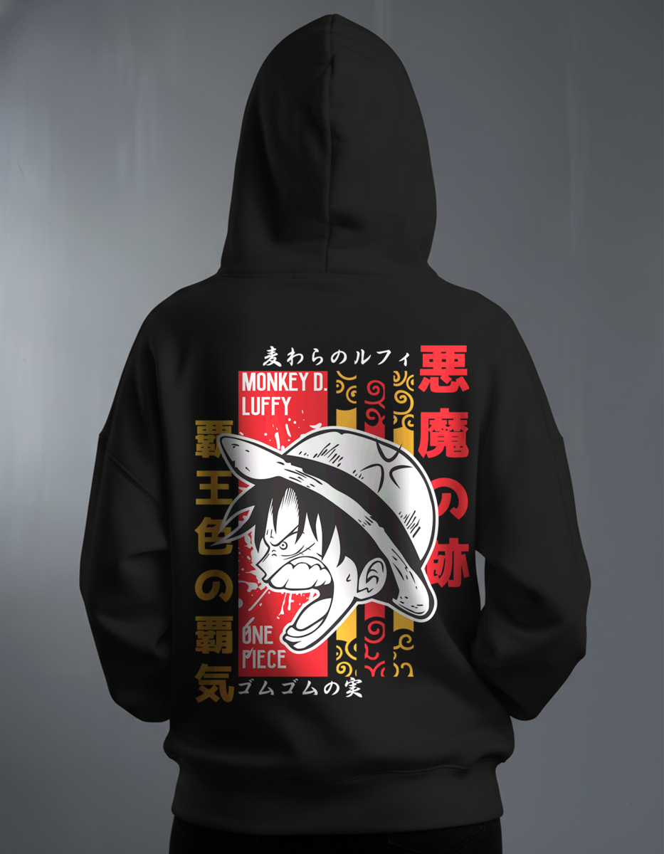 Oversize суичър Luffy
