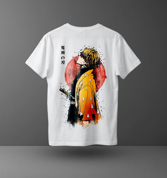 Тениска Zenitsu Agatsuma – Red Moon