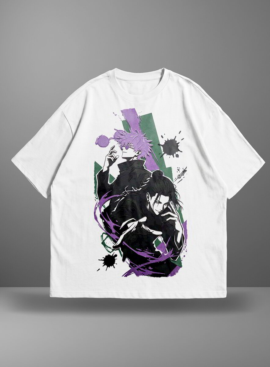 Oversize тениска Gojo x Geto