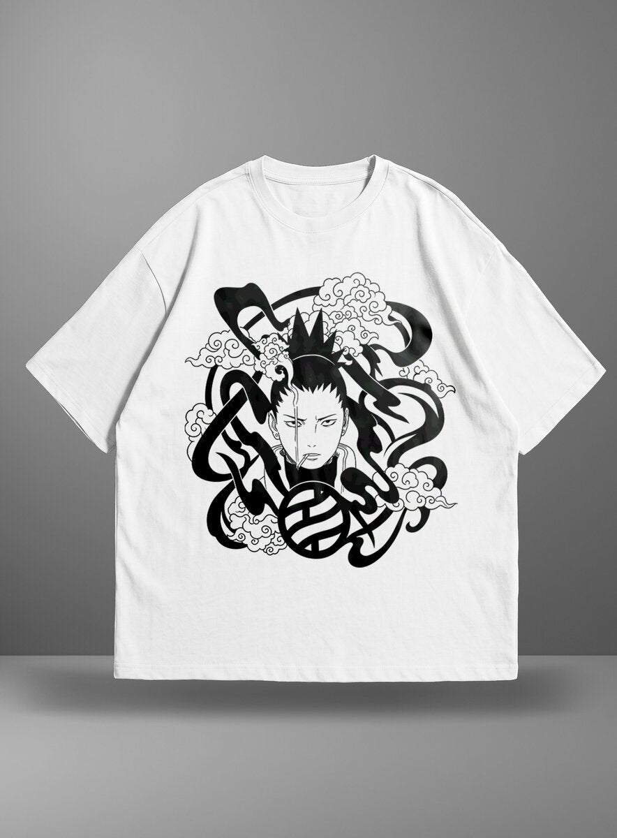 Oversize тениска Shikamaru – Mendokusē