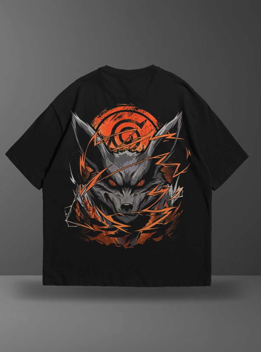 Oversize тениска Kurama – Konoha