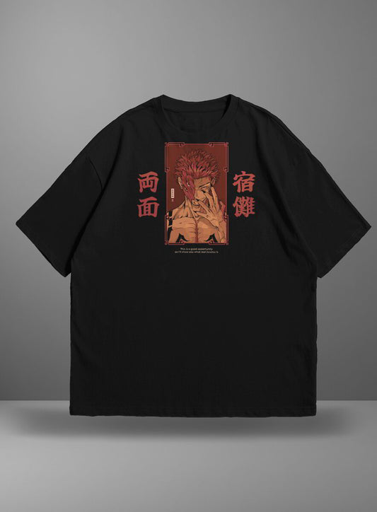 Oversize тениска Sukuna – JJK