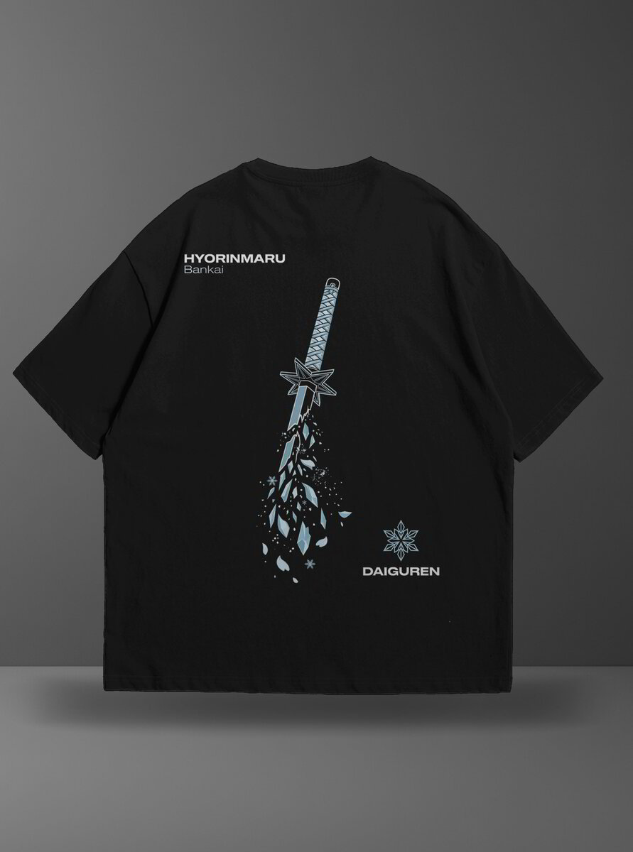Oversize тениска Toshiro Hitsugaya – Hyōrinmaru