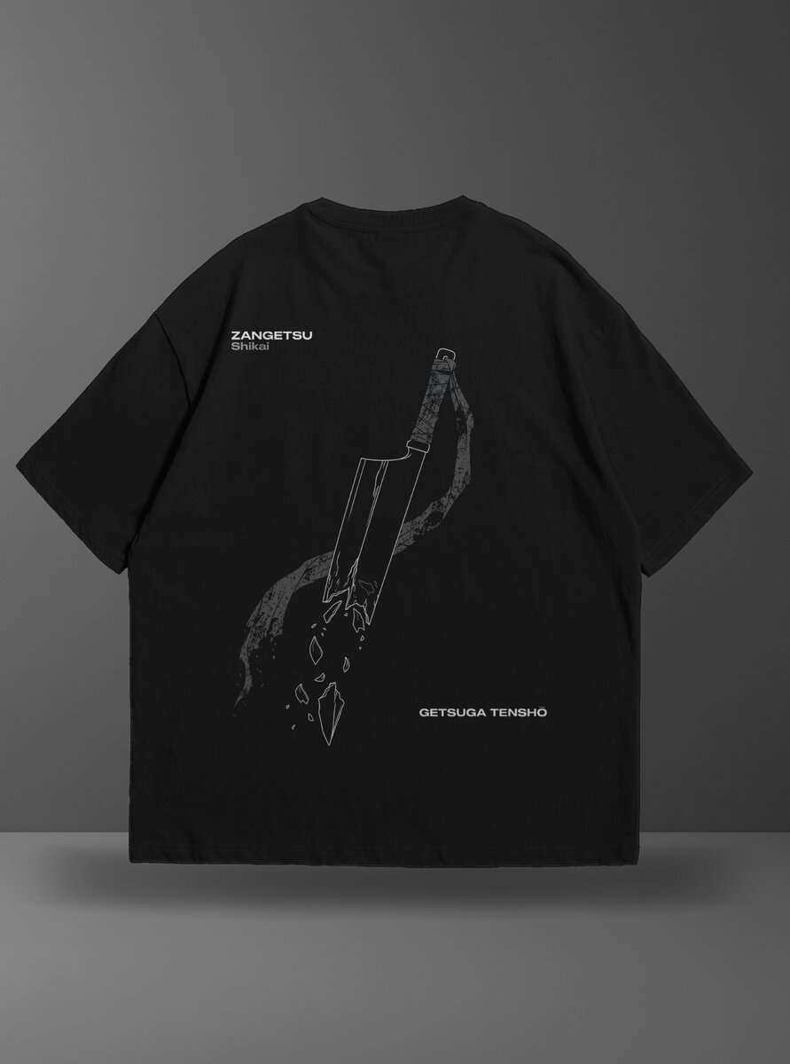 Oversize тениска Ichigo – Getsuga Tensho