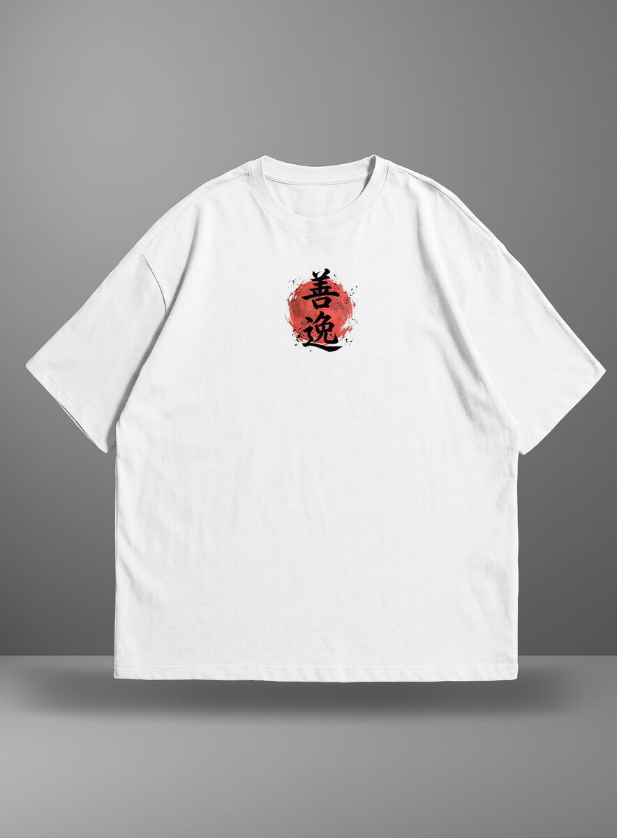 Oversize тениска Zenitsu Agatsuma – Red Moon