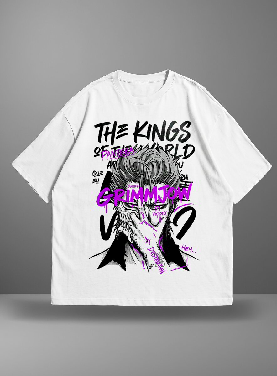 Oversize тениска Grimmjow Jaegerjaquez – The King