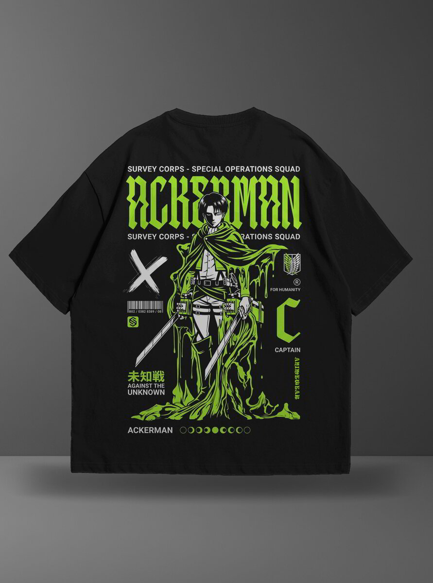 Oversize тениска Levi Ackerman – X