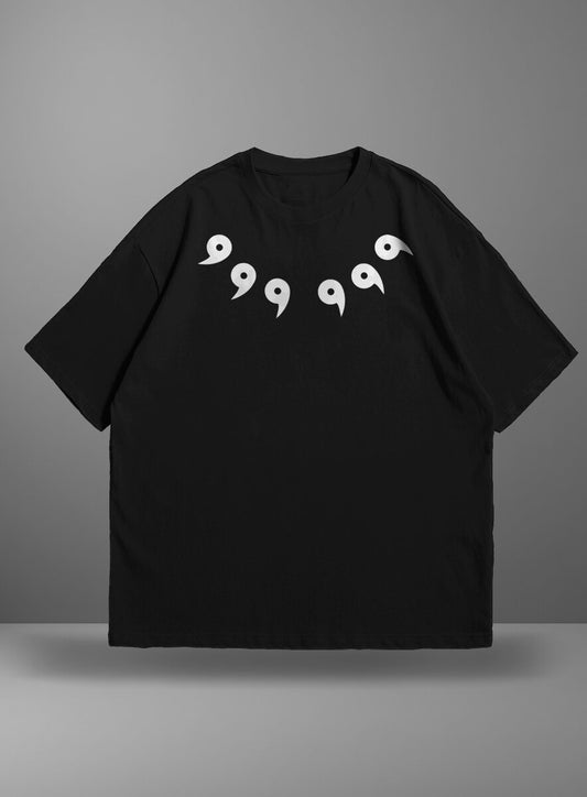 Oversize тениска Six Paths – Черен