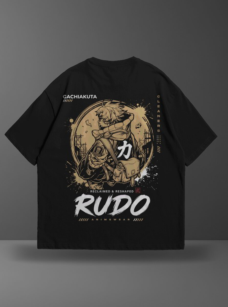 Oversize тениска Rudo Surebrec – Cleaners – Черен