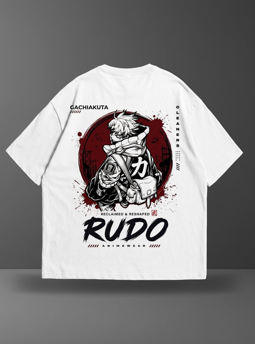Oversize тениска Rudo Surebrec – Cleaners – Бял