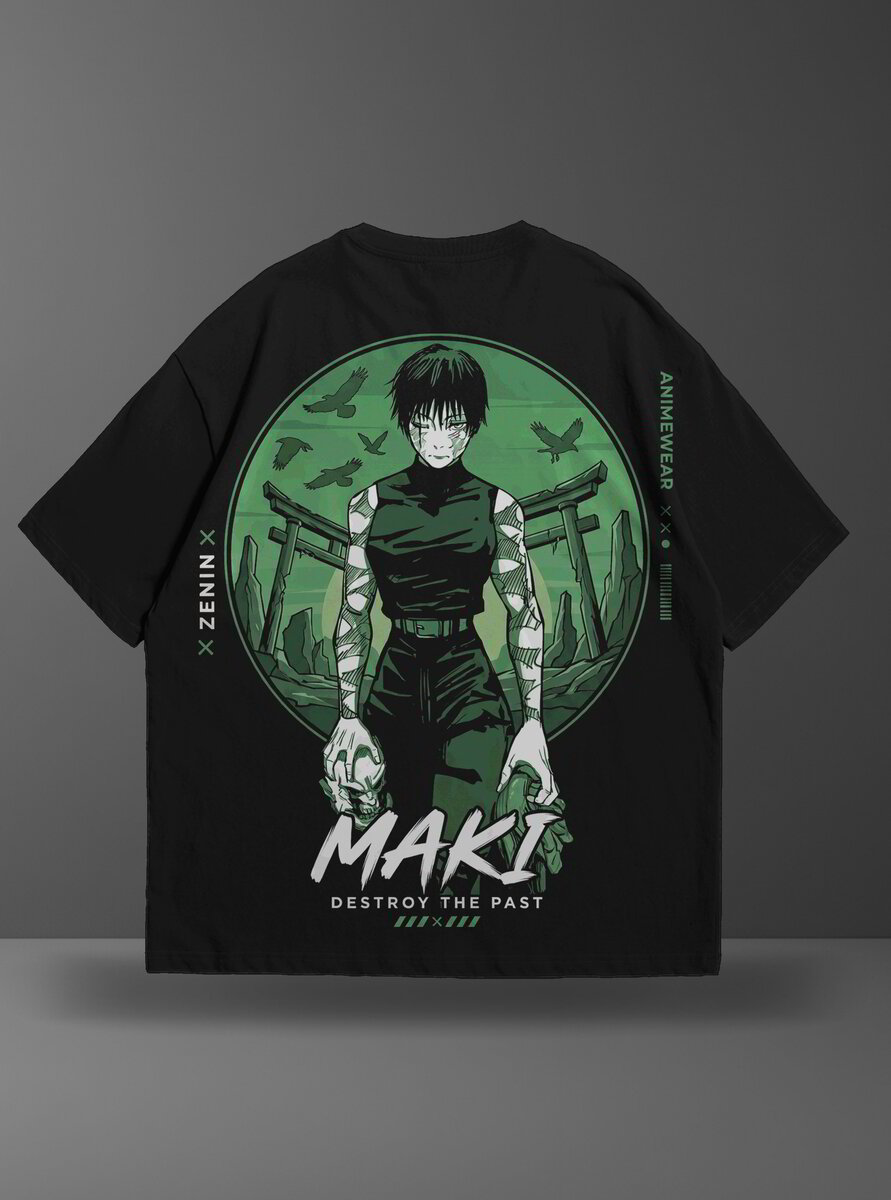 Oversize тениска Maki Zenin – Destroy the past