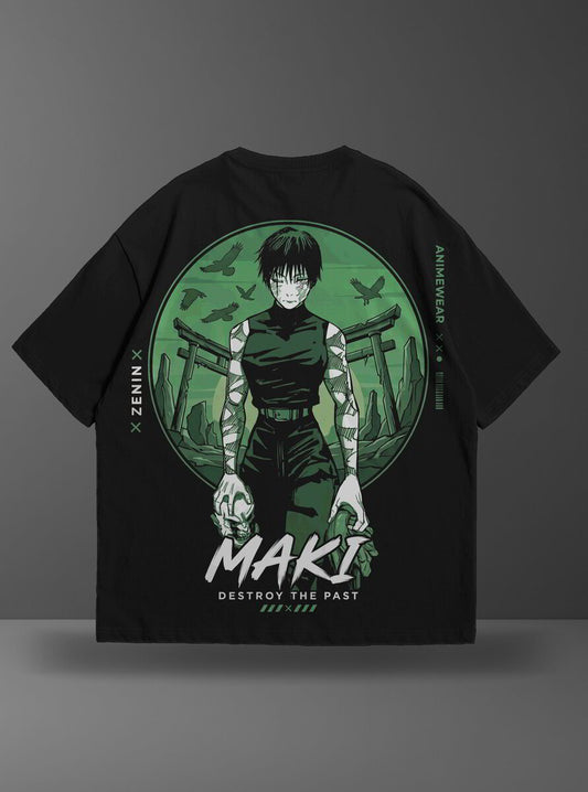 Oversize тениска Maki Zenin – Destroy the past