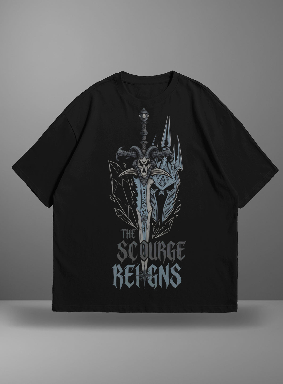 Oversize тениска Lich King – The Scourge Reigns V2