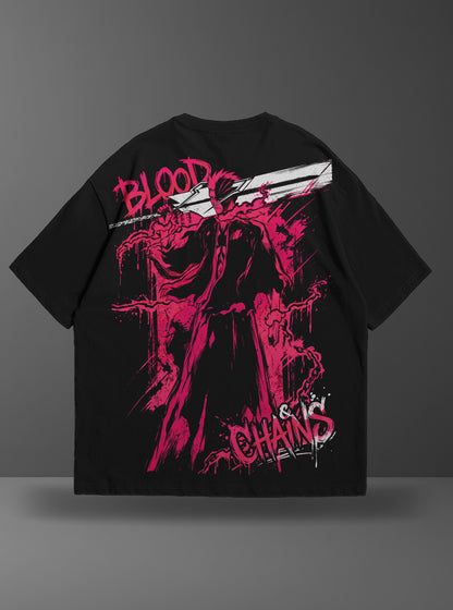 Oversize тениска Ichigo – Blood & Chains