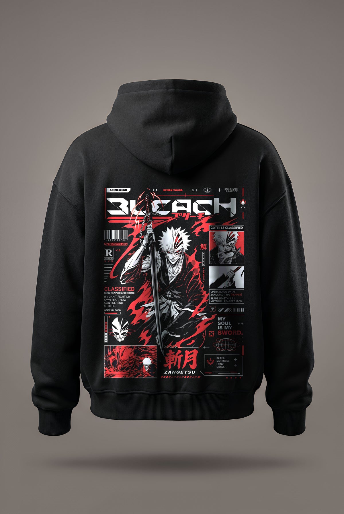 Oversize суичър Bleach – Ichigo