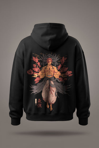 Oversize суичър Sukuna – JJK
