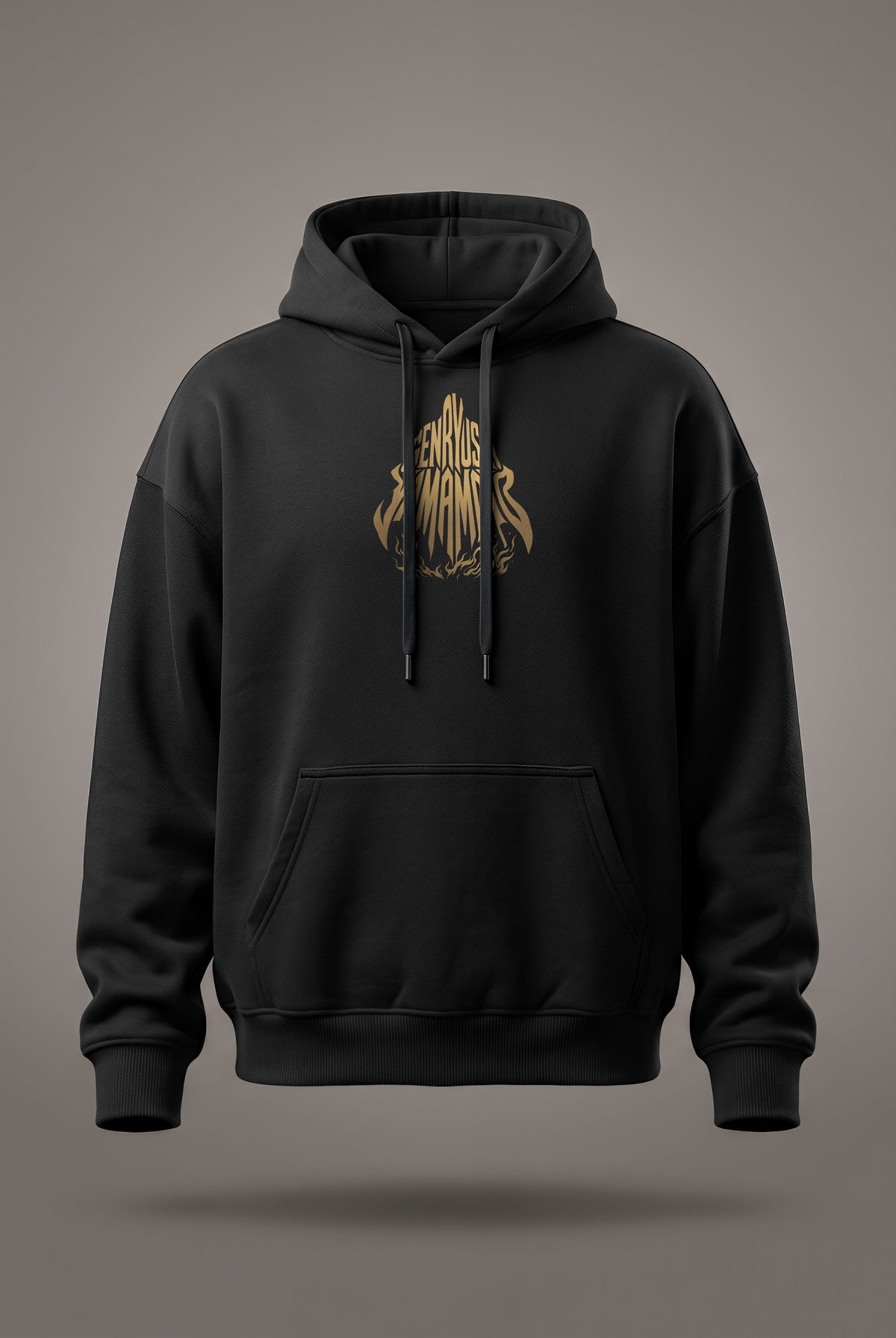 Oversize суичър Genryusai Yamamoto – Golden Flames