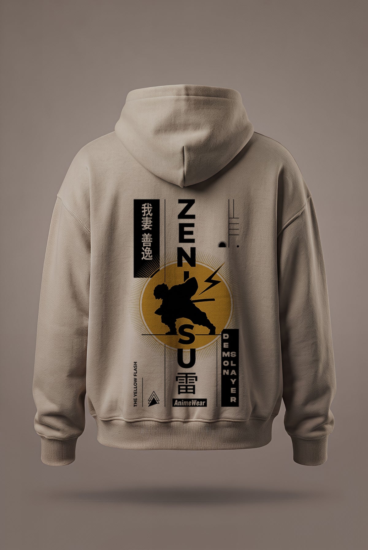 Oversize суичър Zenitsu – Yellow Flash