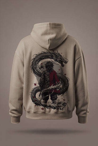 Oversize суичър Giyu Tomioka – Water Dragon