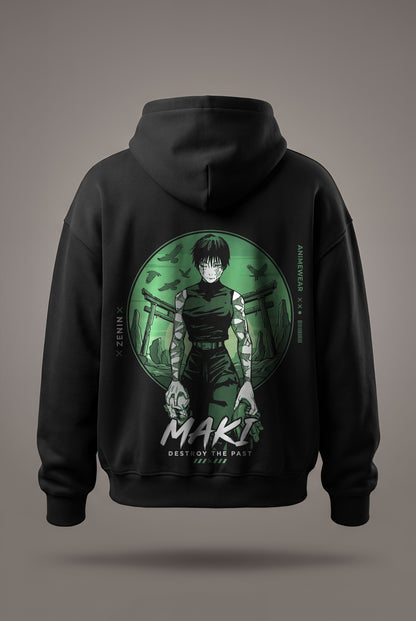 Oversize суичър Maki Zenin – Destroy the past