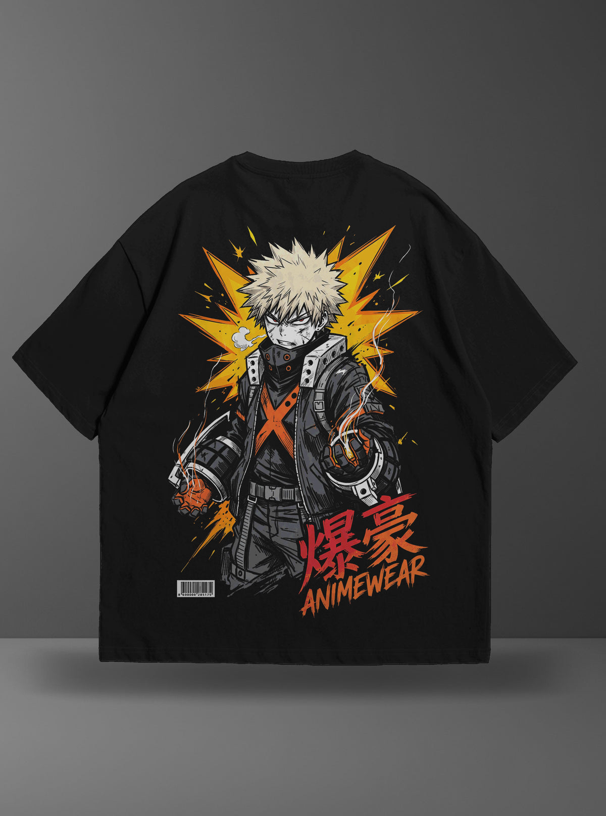 Oversize тениска Bakugo - Detonate