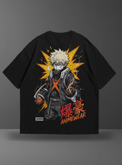 Oversize тениска Bakugo - Detonate