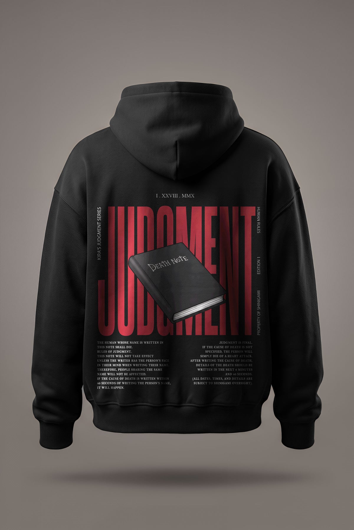 Oversize суичър Death Note – Judgment
