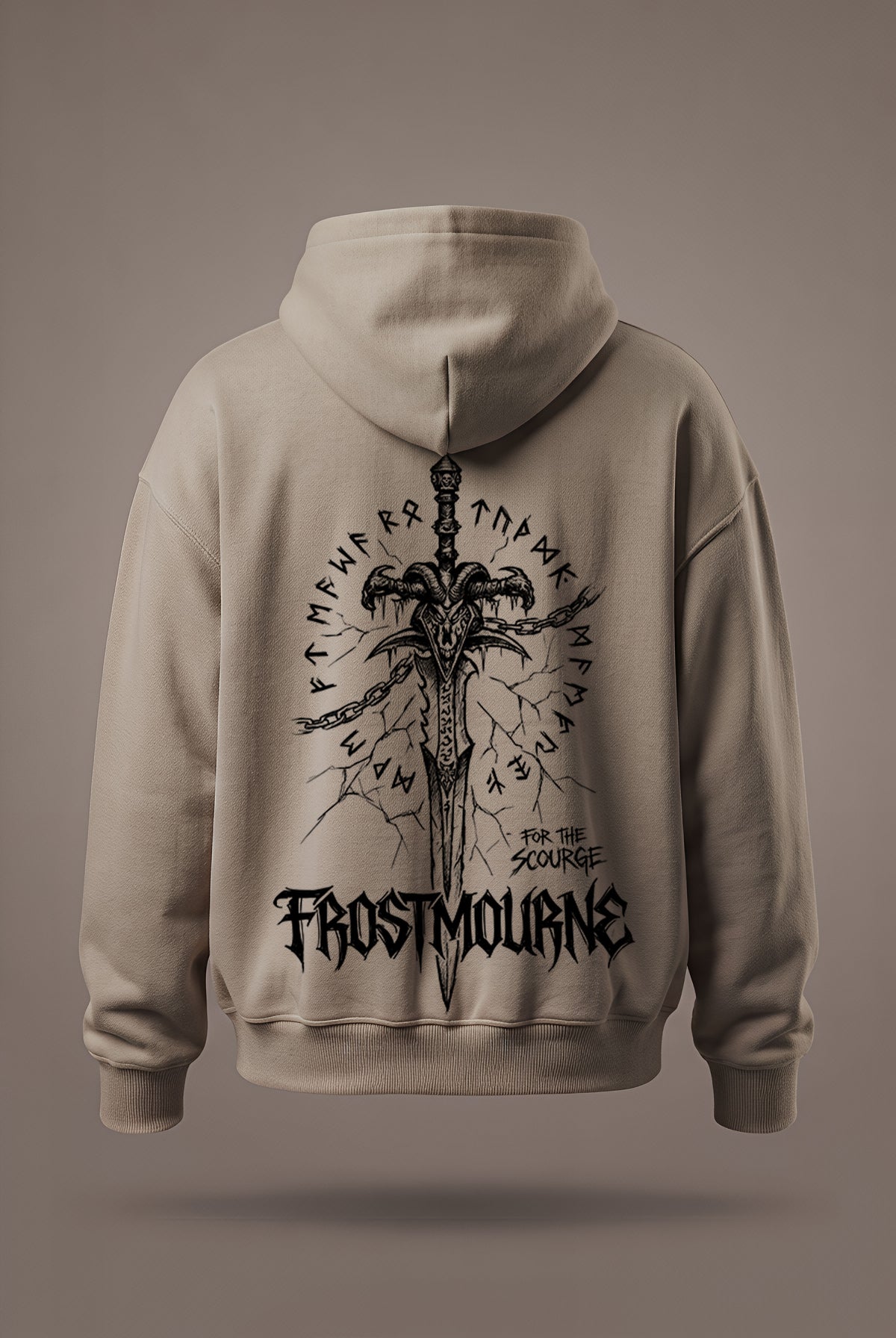 Oversize суичър Lich King – Frostmourne