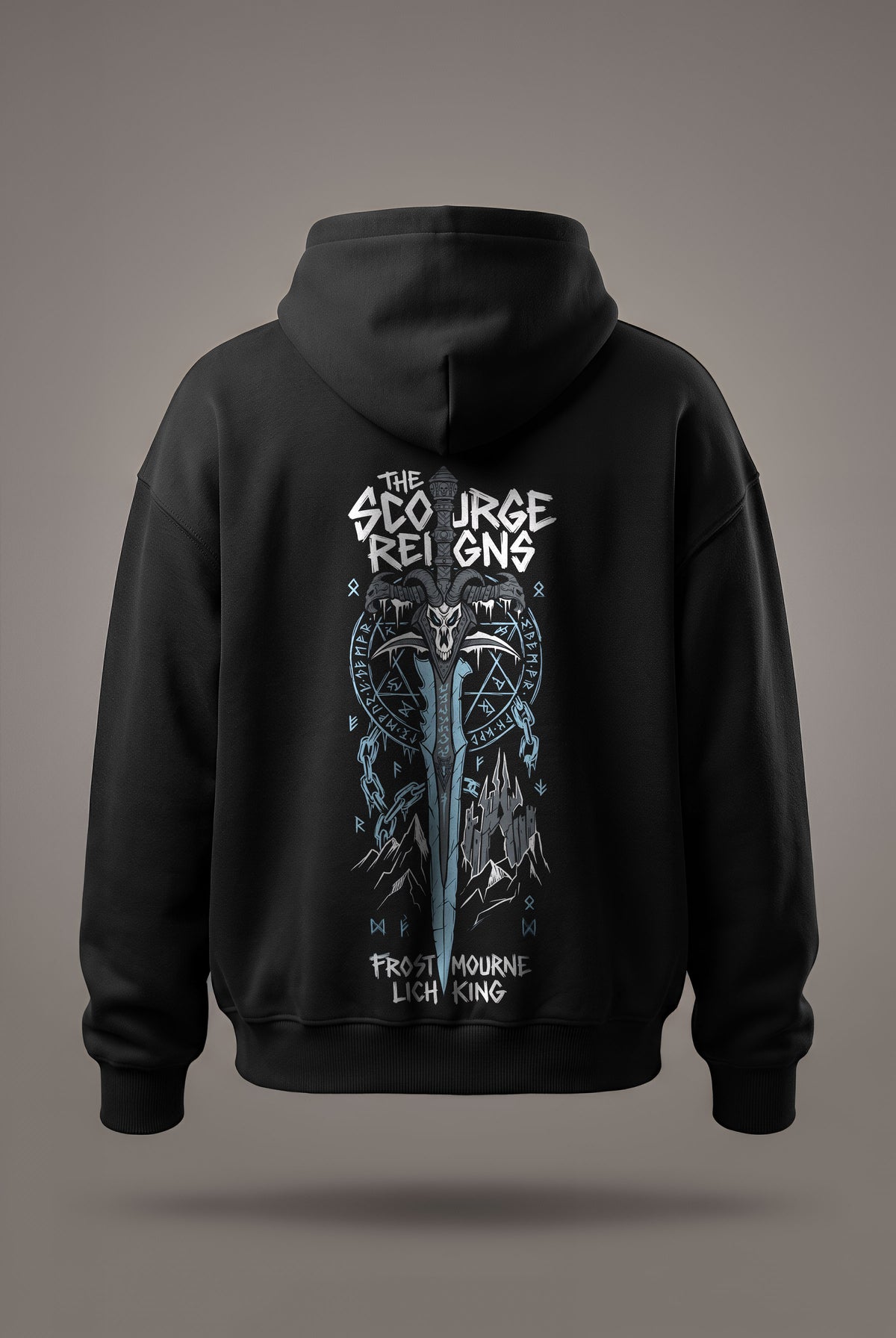 Oversize суичър Lich King – The Scourge Reigns V1