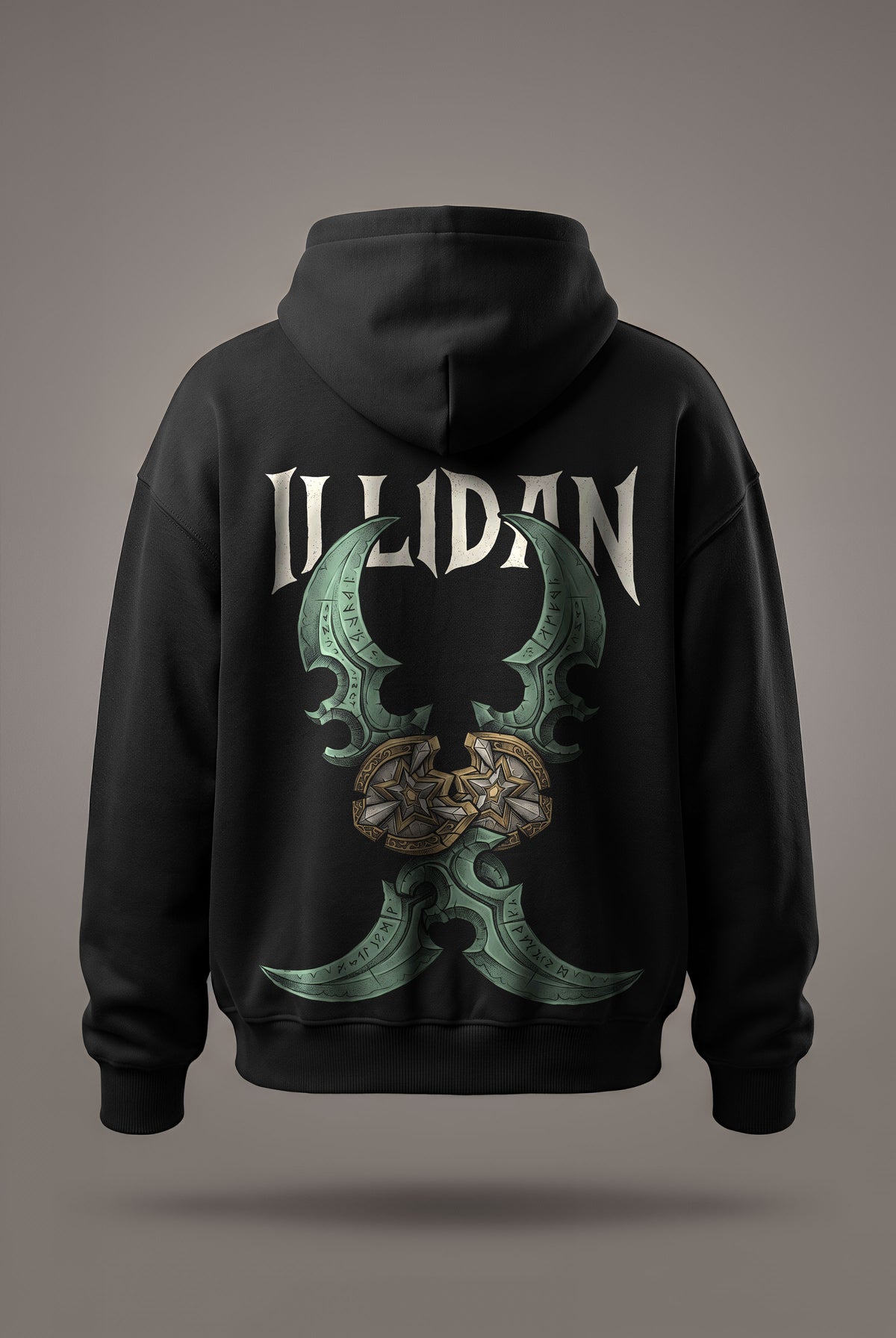 Oversize суичър Illidan – The Twin Blades