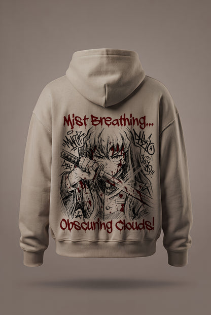 Oversize суичър Muichiro Tokito – Obscuring Clouds