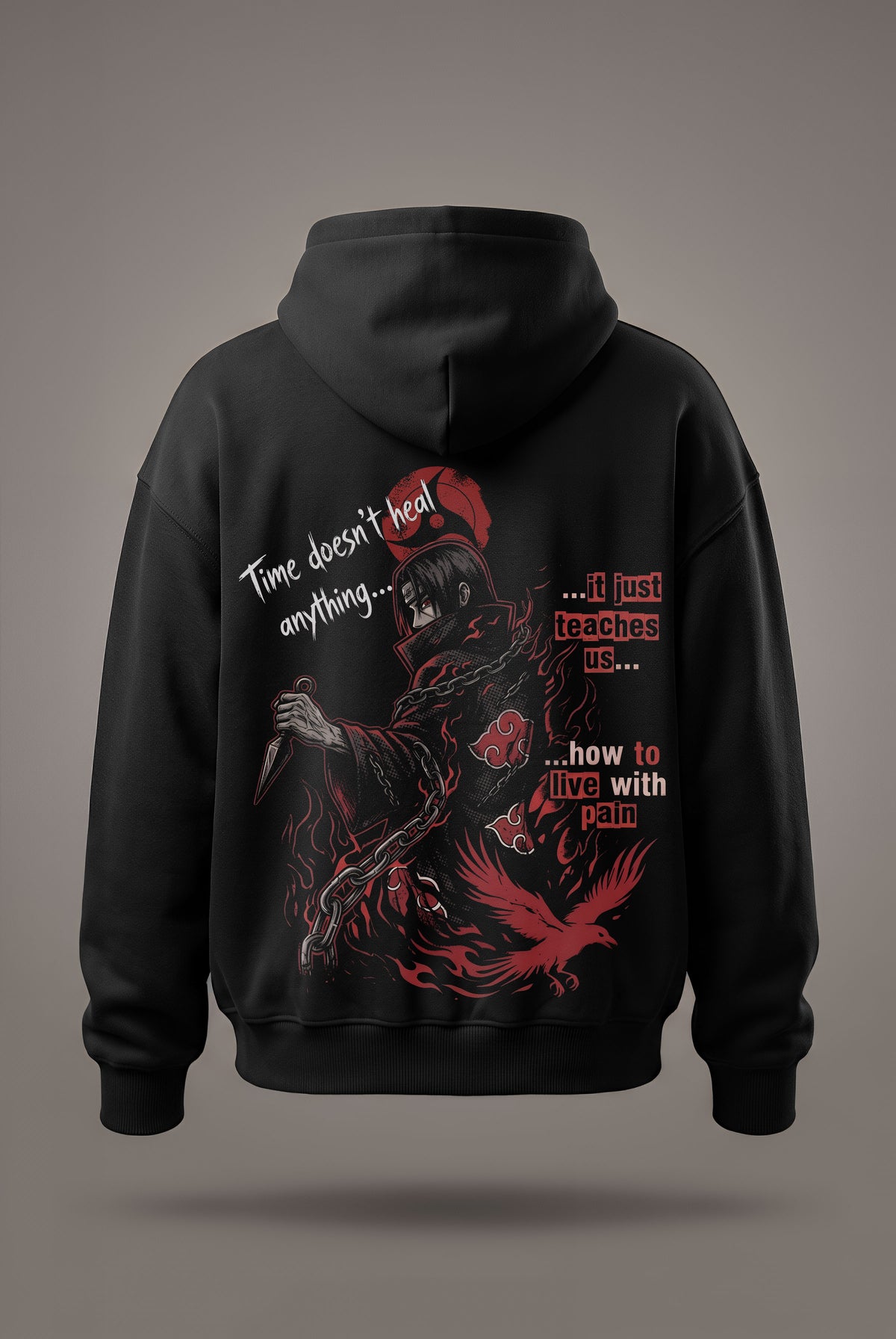 Oversize суичър Itachi Uchiha – Time doesn't heal...
