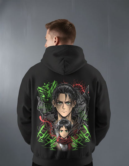 Oversize суичър Eren Yeager – Exclusive