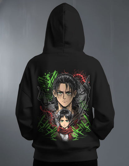 Oversize суичър Eren Yeager – Exclusive